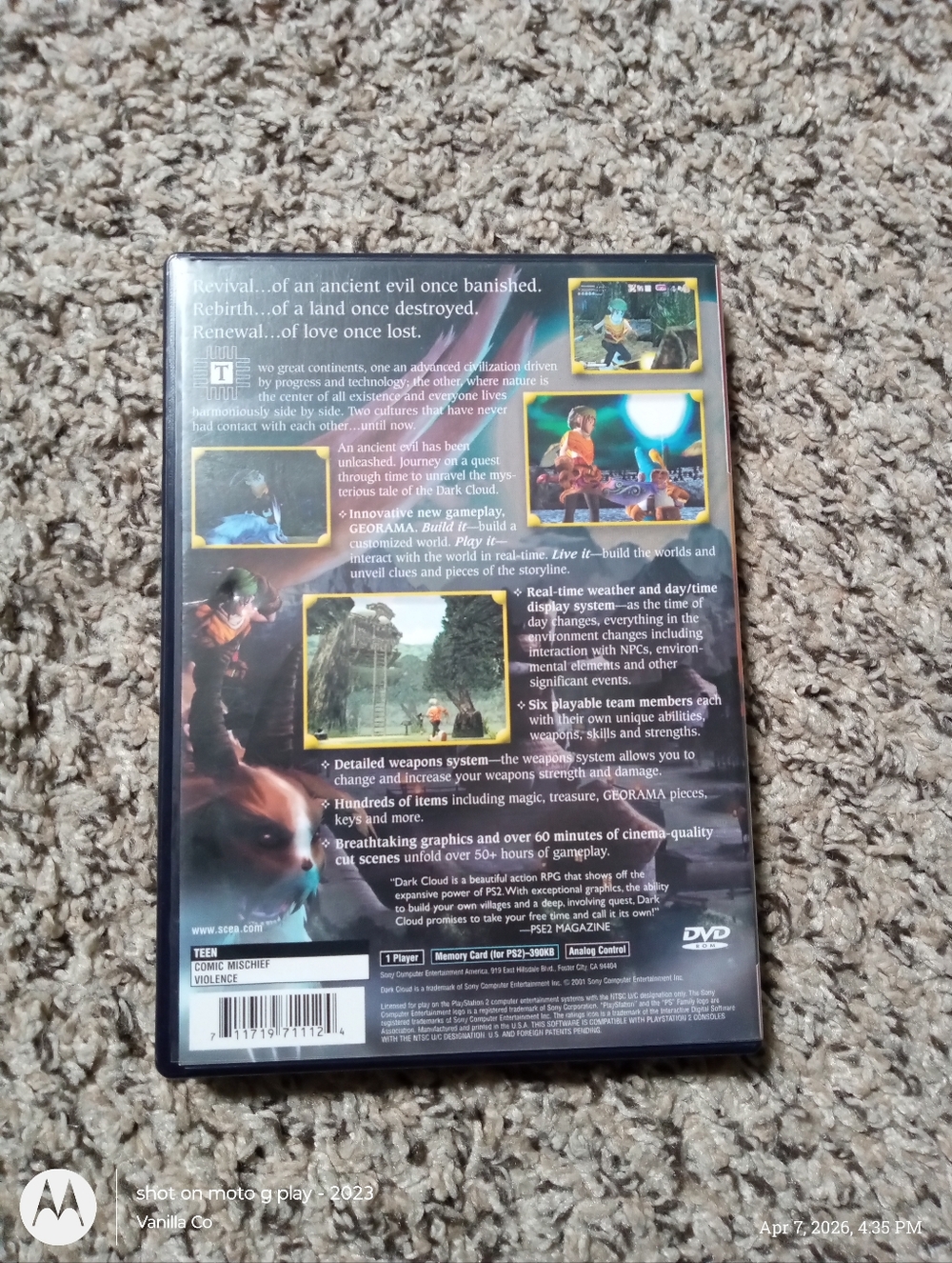 Dark Cloud PS2 - Picture 2 of 4